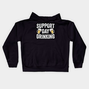 Support Day Drinking Beer St Patricks Day Kids Hoodie